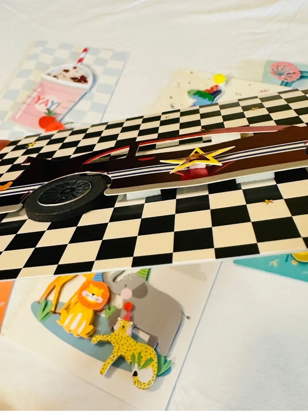 Set of 10 pcs. Hand Crafted Greeting Cards
